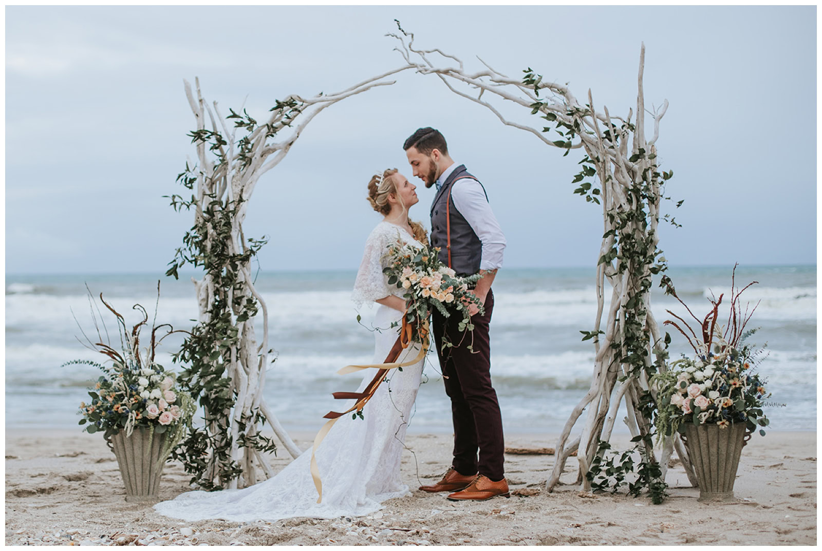 Shipwrecked Wedding Inspiration at Harbour House Oceanfront Venue in Indian Harbour Beach, Florida
